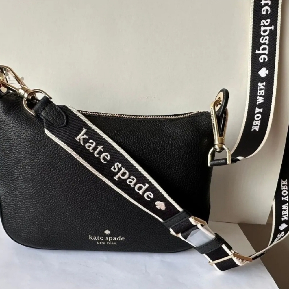 NWT RARE KATE SPADE BAG CROSSBODY LOGO STRAP